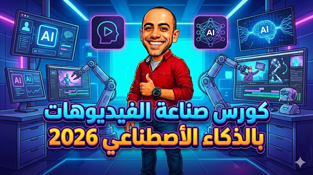 كورس صناعة الفيديوهات بالذكاء الأصطناعي 2026